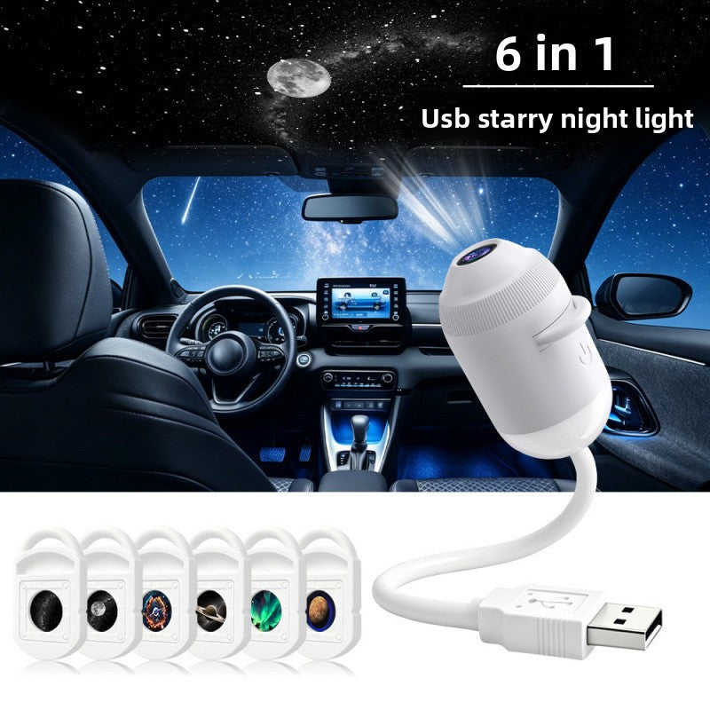 FAEVEZ USB Galaxy Star Projector for Car & Bedroom