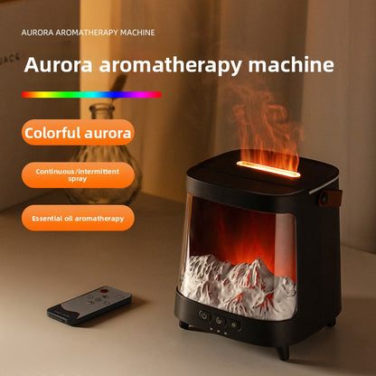 Aromatherapy Humidifier with Aurora Lighting
