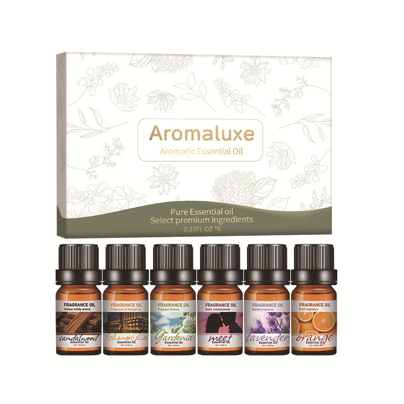 FAEVEZ Essential Oil Set — 6 Aromatherapy Fragrance Oils