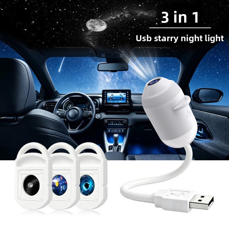 FAEVEZ USB Galaxy Star Projector for Car & Bedroom